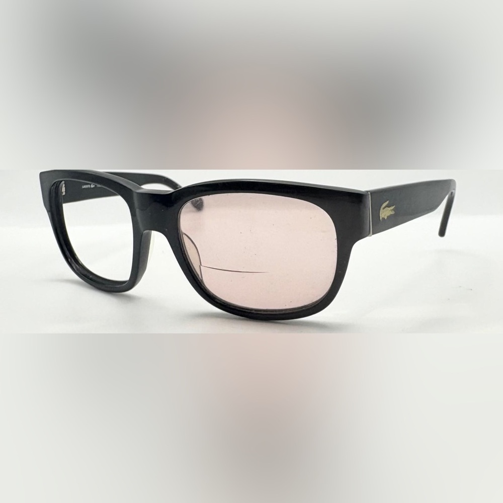 Lacoste Black Oval Sunglasses Frames Only - Picture 2 of 8